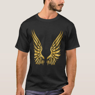 ラグジュアリーゴールデンエンジェルウィングス Tシャツ