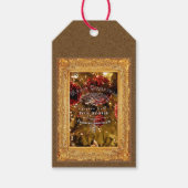 ラグジュアリーゴールデンクリスマス – ギフトラベル ギフトタグ (正面)