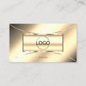 ラグジュアリーゴールデングラマラスとロゴシックスタイリッシュと 名刺 (正面)