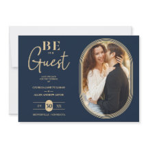 ラグジュアリーゴールデン魅力的オーバルフレーム結婚フォト