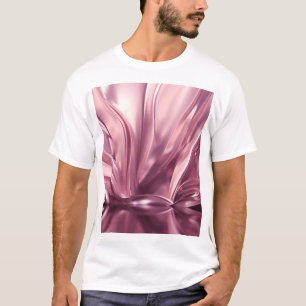 ラグジュアリーゴールデン3Dイラストレーション背景 Tシャツ