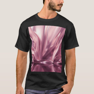 ラグジュアリーゴールデン3Dイラストレーション背景 Tシャツ