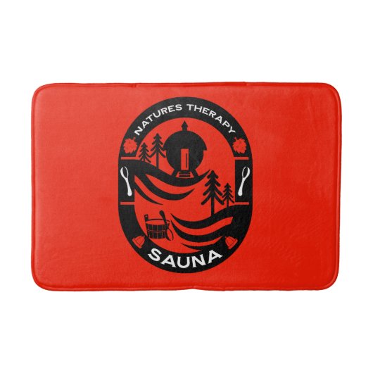 ラグジュアリーサウナギフト バスマット (正面)