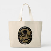 ラグジュアリーサウナギフト ラージトートバッグ (裏面)