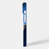 ラグジュアリーサファイアブルーマーブル Case-Mate iPhoneケース (裏面 / 左)