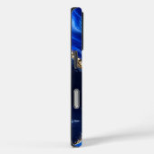 ラグジュアリーサファイア大理石の川 Case-Mate iPhoneケース (裏面 / 右)