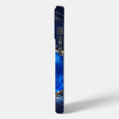 ラグジュアリーサファイア大理石の川 Case-Mate iPhoneケース (裏面 / 左)