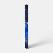 ラグジュアリーサファイア大理石の川 SAMSUNG GALAXYケース (左側面)