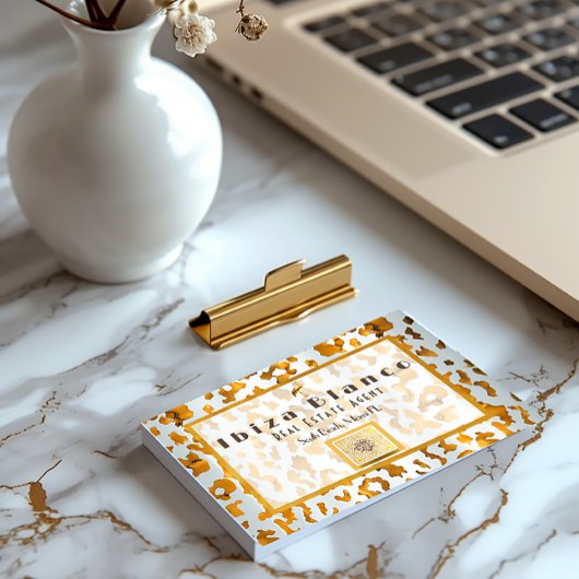 ラグジュアリーサファリシックビジネス コーリングカード