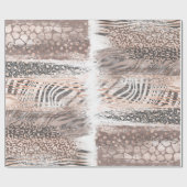 ラグジュアリーサファリ ラッピングペーパー (フラット)