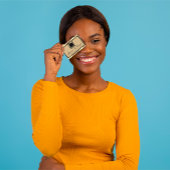 ラグジュアリーサービスインテリアデザイン結婚イベント金ゴールド 名刺