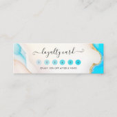 ラグジュアリーシグネチャースクリプトアクアホログラフィックサロン ロイヤリティカード (正面)