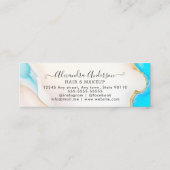 ラグジュアリーシグネチャースクリプトアクアホログラフィックサロン ロイヤリティカード (裏面)