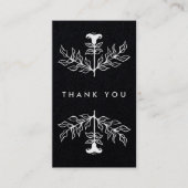 ラグジュアリーシックエレガントリリー注文ありがとう購入 名刺 (正面)