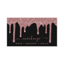 ラグジュアリーシックバラ金ゴールドスパークルグリッタードリップ