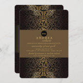 ラグジュアリーシック招待状 招待状 (正面/裏面)