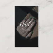 ラグジュアリーシック爪、 ネイルサロンマニキュアネイルアート美しい 名刺 (正面)