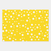 ラグジュアリーシック金ゴールドギフト ラッピングペーパーシート (正面3)