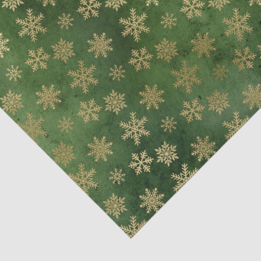 ラグジュアリーシック金ゴールドスノーフレークスクリスマスホリデーズ 薄葉紙 (詳細)