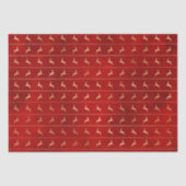 ラグジュアリーシック金ゴールドトナディアレッドクリスマスホリデーズ 薄葉紙 (正面)