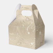ラグジュアリーシャンパンバックグラウンドベージュグリッター フェイバーボックス (裏面サイド)