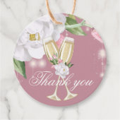 ラグジュアリーシャンパンバースデーパーティーサンキュー フェイバータグ (正面)