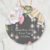 ラグジュアリーシャンパンバースデーパーティーサンキュー フェイバータグ (裏面)