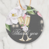 ラグジュアリーシャンパンバースデーパーティーサンキュー フェイバータグ (正面)