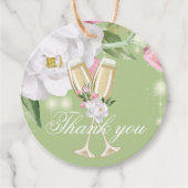 ラグジュアリーシャンパンバースデーパーティーサンキュー フェイバータグ (正面)