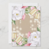 ラグジュアリーシャンパンフローラ30th誕生日パーティー 招待状 (裏面)