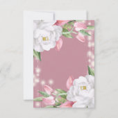 ラグジュアリーシャンパンフローラ30th Birthday 出欠カード (裏面)