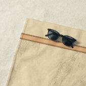 ラグジュアリーシャンパン金ゴールドグリッターマーブル ビーチタオル (インサイチュ)