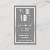 ラグジュアリーシルバーカリフかわいらしィックフローラリース 名刺 (裏面)