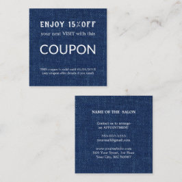 ラグジュアリーシルバーグリッターサロン用品 割引カード