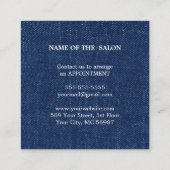 ラグジュアリーシルバーグリッターサロン用品 割引カード (裏面)