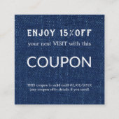 ラグジュアリーシルバーグリッターサロン用品 割引カード (正面)