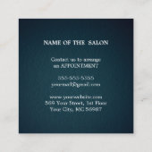 ラグジュアリーシルバーグリッターサロン用品 割引カード (裏面)