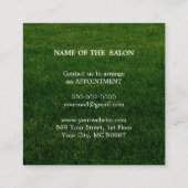 ラグジュアリーシルバーグリッターサロン用品 割引カード (裏面)