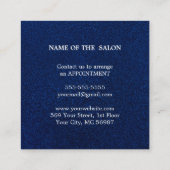 ラグジュアリーシルバーグリッターサロン用品 割引カード (裏面)