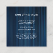 ラグジュアリーシルバーグリッターサロン用品 割引カード (裏面)