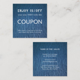 ラグジュアリーシルバーグリッターサロン用品 割引カード