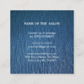 ラグジュアリーシルバーグリッターサロン用品 割引カード (裏面)