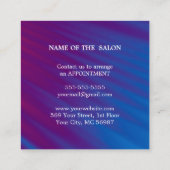 ラグジュアリーシルバーグリッターサロン用品 割引カード (裏面)