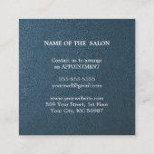 ラグジュアリーシルバーグリッターサロン用品 割引カード (裏面)