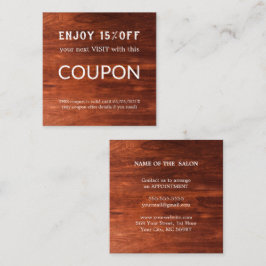 ラグジュアリーシルバーグリッターサロン用品 割引カード