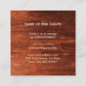 ラグジュアリーシルバーグリッターサロン用品 割引カード (裏面)