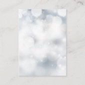 ラグジュアリーシルバー結婚ズアコモデーション詳細 エンクロージャーカード (裏面)