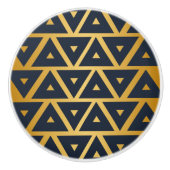 ラグジュアリージオメトリックパターン セラミックノブ (正面)