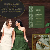 ラグジュアリージャングル 箔招待状