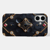 ラグジュアリージュエリードダイヤモンドアイフォンケース Case-Mate iPhoneケース (裏面 (横))